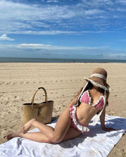 2-piece Frilly design Bikini(with pads)