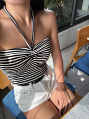 【一衣两穿~平價解鎖高級感】Striped 2 Way Tube Top