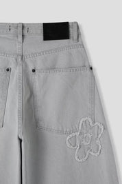 【大熱彎刀褲❤️‍🔥】Flower Barrel Jeans