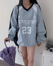 【情侶衫ok！｜4色入】Space Force Nylon Sweater