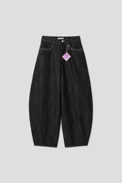 【大熱彎刀褲❤️‍🔥】Non Fade Layered Rivet Barrel Jeans