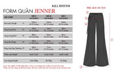 Figure flattering low rise long flared pants