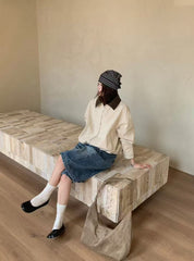 【🇰🇷韓國連線｜限時優惠價！】Leather Collar Suede Jacket