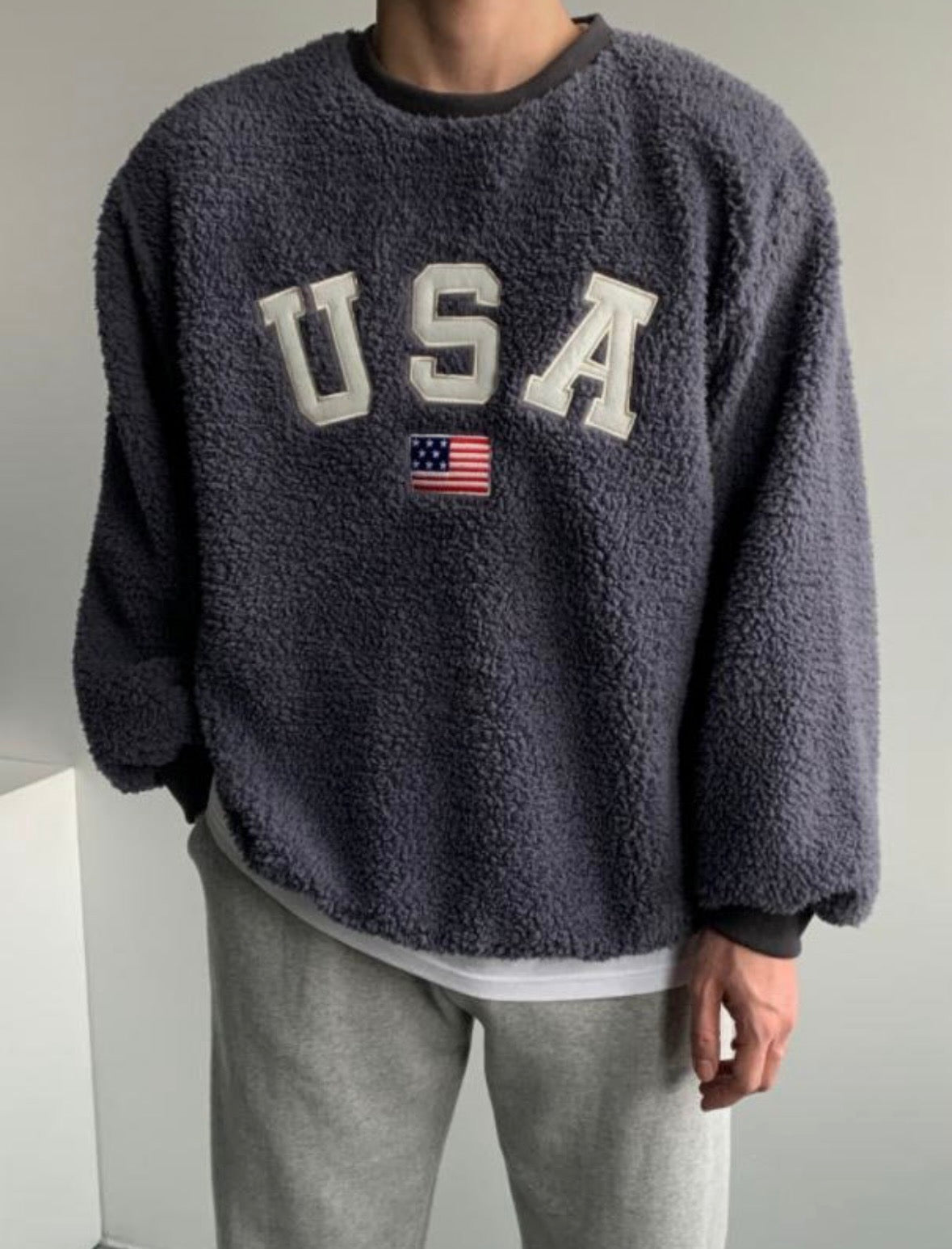【🇰🇷韓國連線｜情侶裝ok!!】USA Fluffy Hoodies
