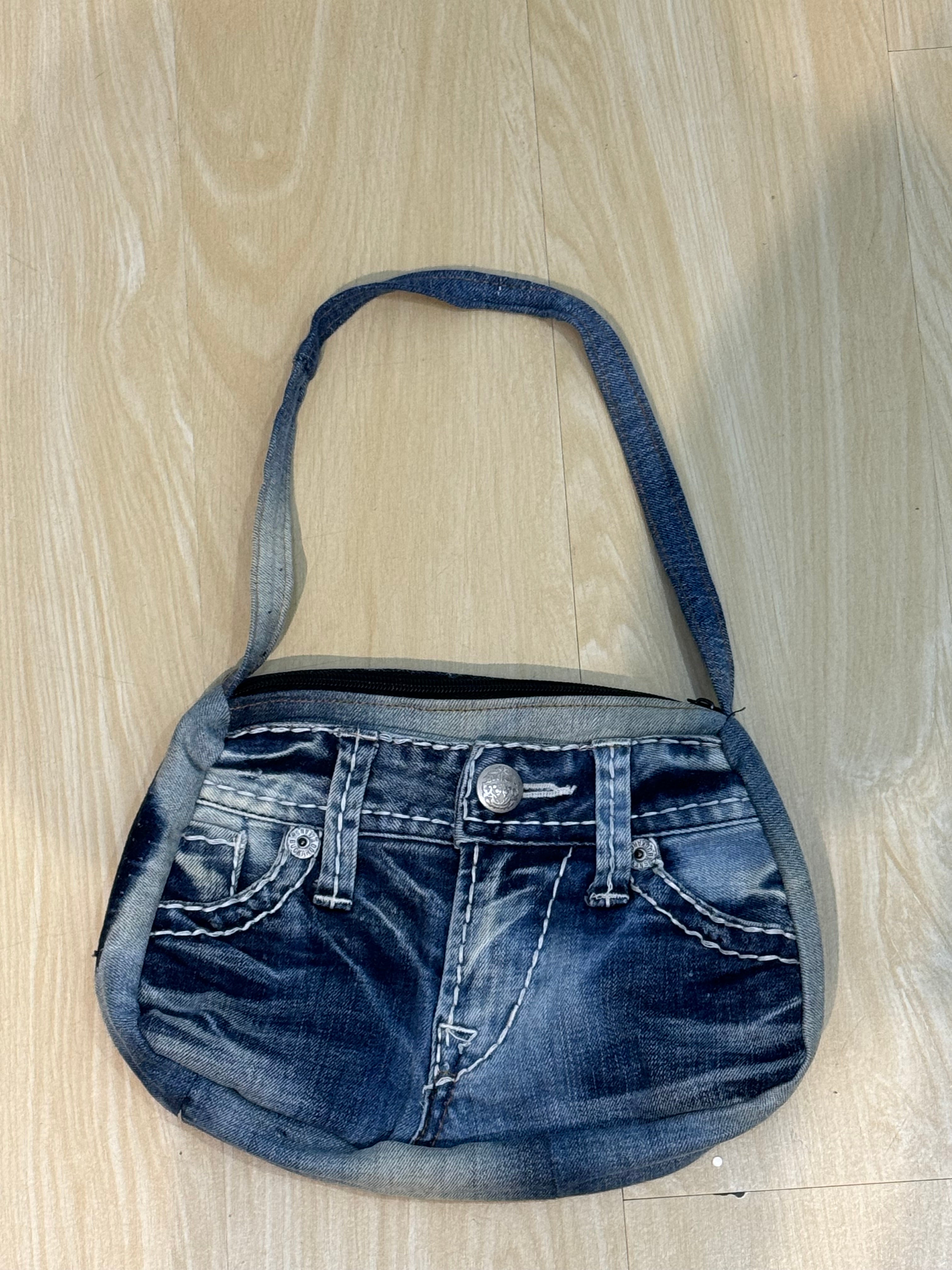 #T201 - Remade Denim Shoulder bag