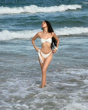 Twist Front Strapless Bikini Set(with pads)