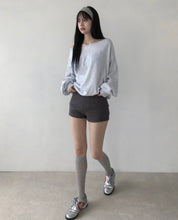 【歐美風單肩sweater】 Long Sleeve Off Shoulder Sweater