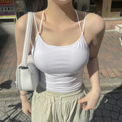 【大露背性感Bra Top🤩】Solid Backless Bar Top