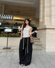 CABY lace wide leg pants