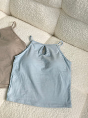 【✔️PAD｜水滴Cut位設計】Avery Solid Padded Bra Top