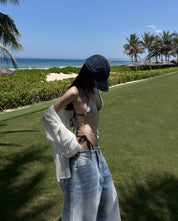 Lace Bikini Set(with pads)