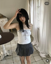 【暗花Lace Tube Top】Opal Lace Tube Top