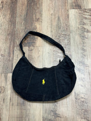 #T153 - Remade Black Polo Shoulder bag