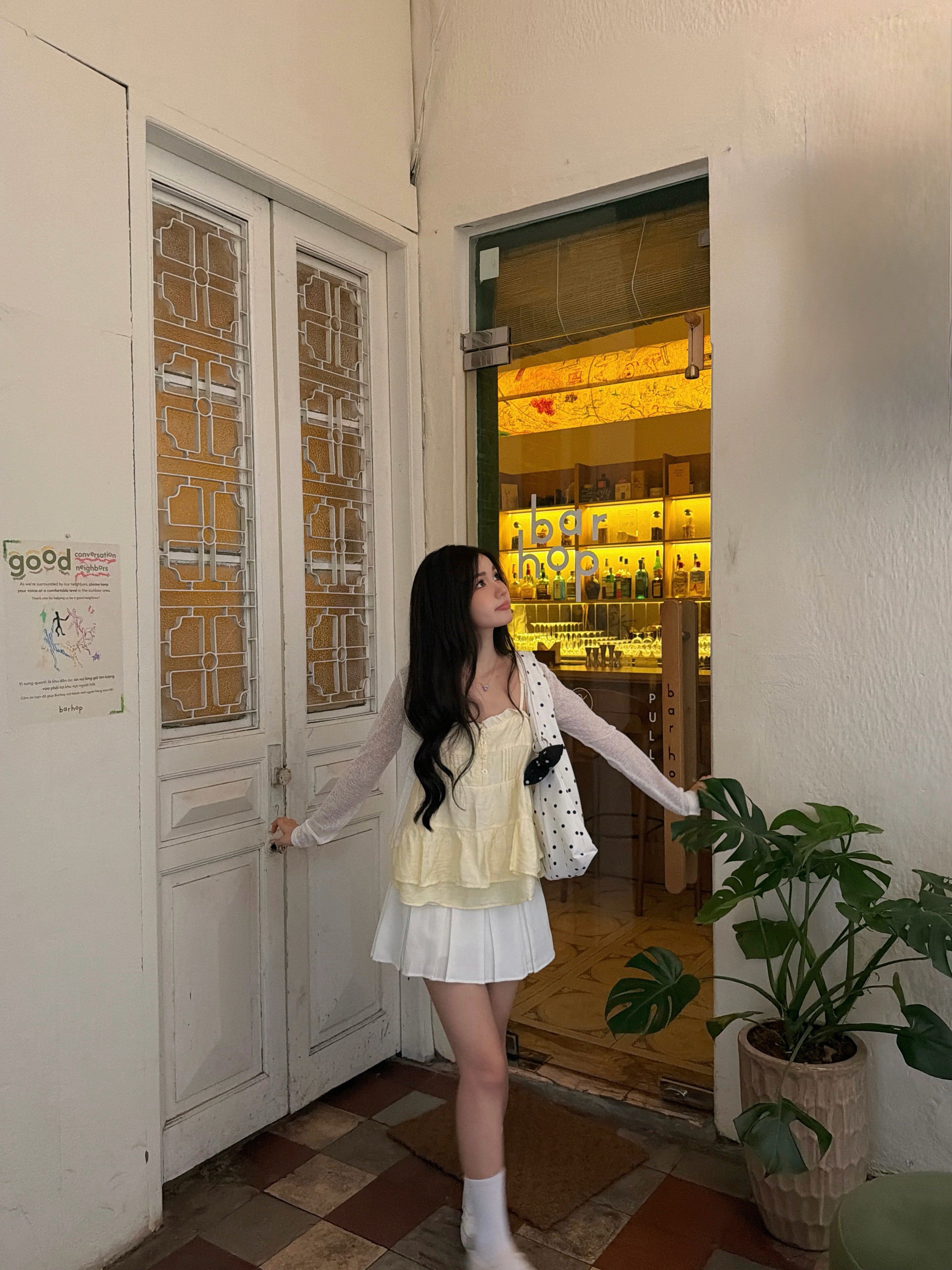 Lemon Chiffon Frill Cami