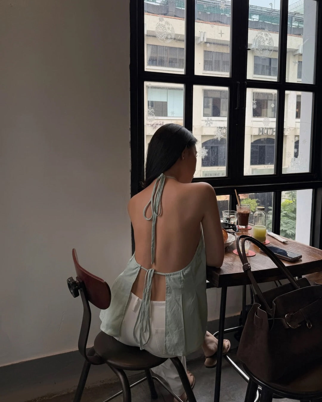 Evy Linen Halter Top