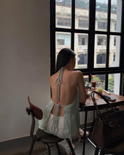 Evy Linen Halter Top