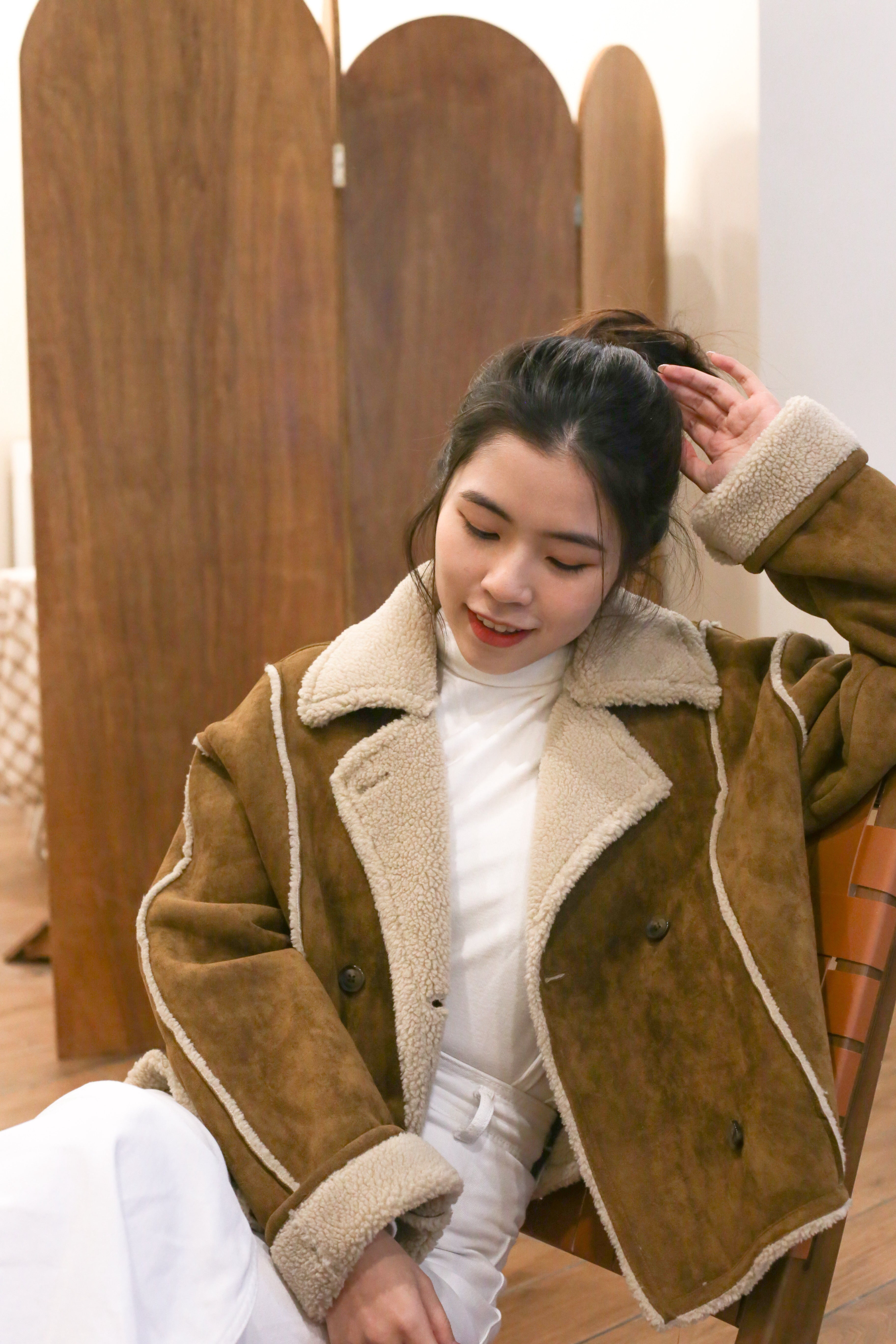 【復古美拉德配色🤎】Millard Fluffy Jacket