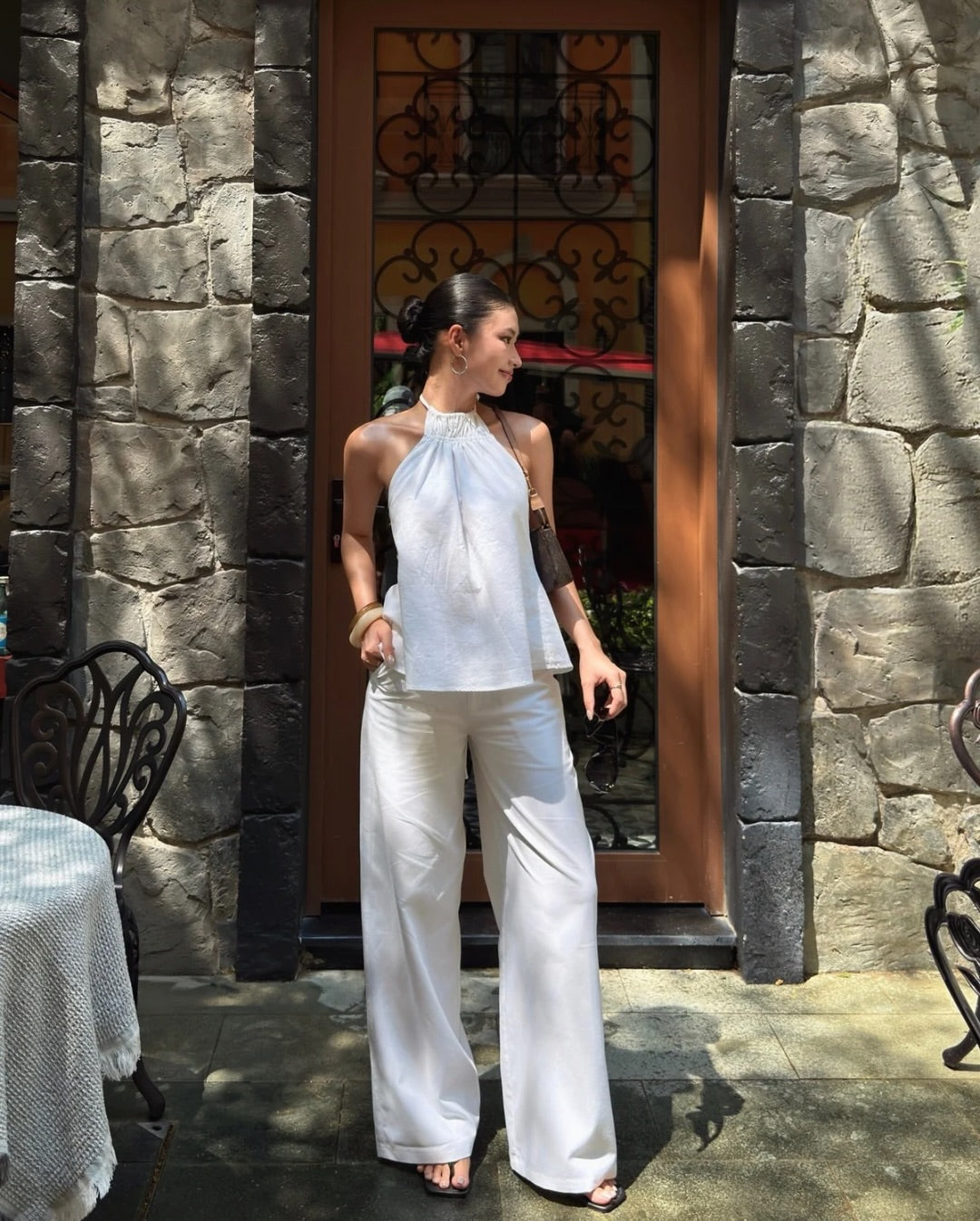 Evy Linen Halter Top