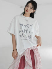 A Ribbon Trend Oversized T-Shirt