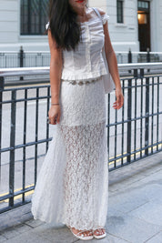 【法式復古!!氣質Lace魚尾裙】Lace Mermaid Maxi Dress