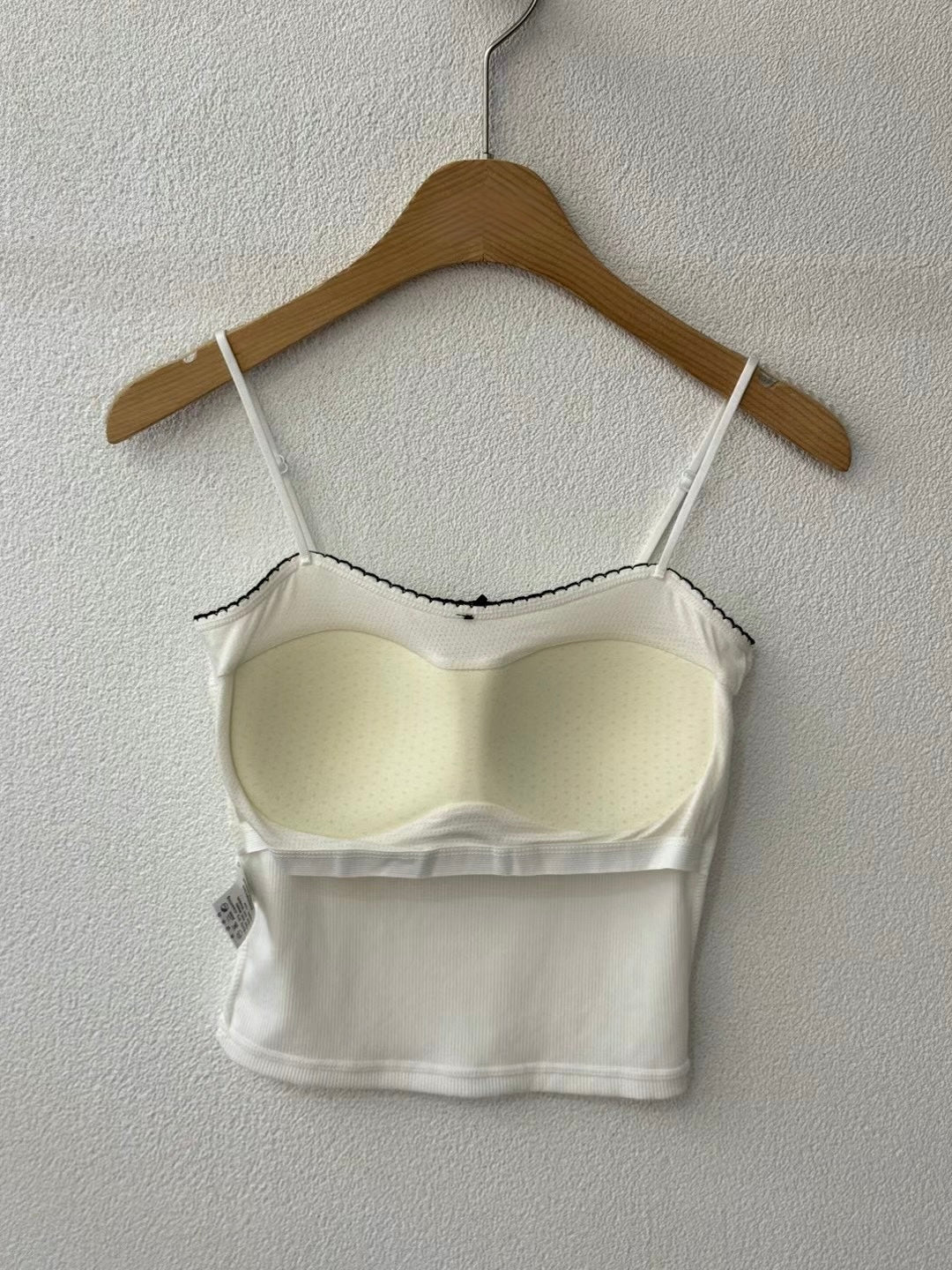【✔️PAD｜小蝴蝶結設計】Lil Ribbon Solid Padded Bra Top