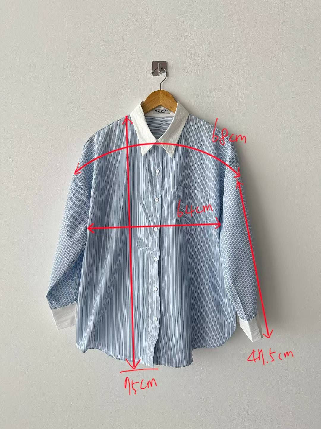 【初秋必備直紋恤衫💙】Basic Striped Shirt