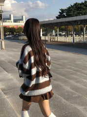 【人氣大熱產品🔥】Striped Polo Oversized Cardigan