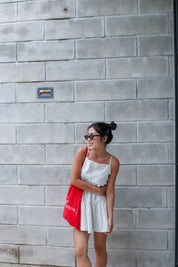 【背心蛋糕裙】Solid Ruffle Cami Mini Dress