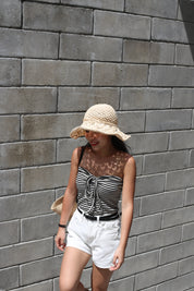 【一衣两穿~平價解鎖高級感】Striped 2 Way Tube Top
