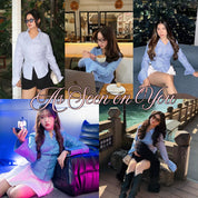 【後綁帶恤衫｜6色入】Miss Manager Fitted Shirt