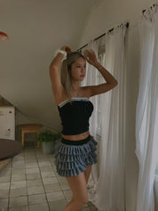 【暗花Lace Tube Top】Opal Lace Tube Top