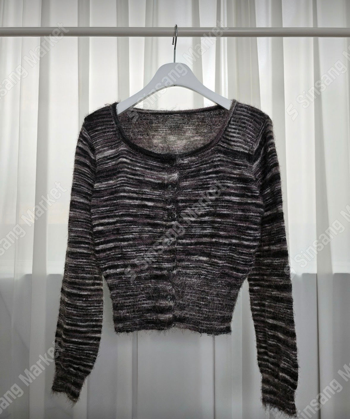 【海馬毛毛V領冷衫】Fluffy V Neck Cardigan