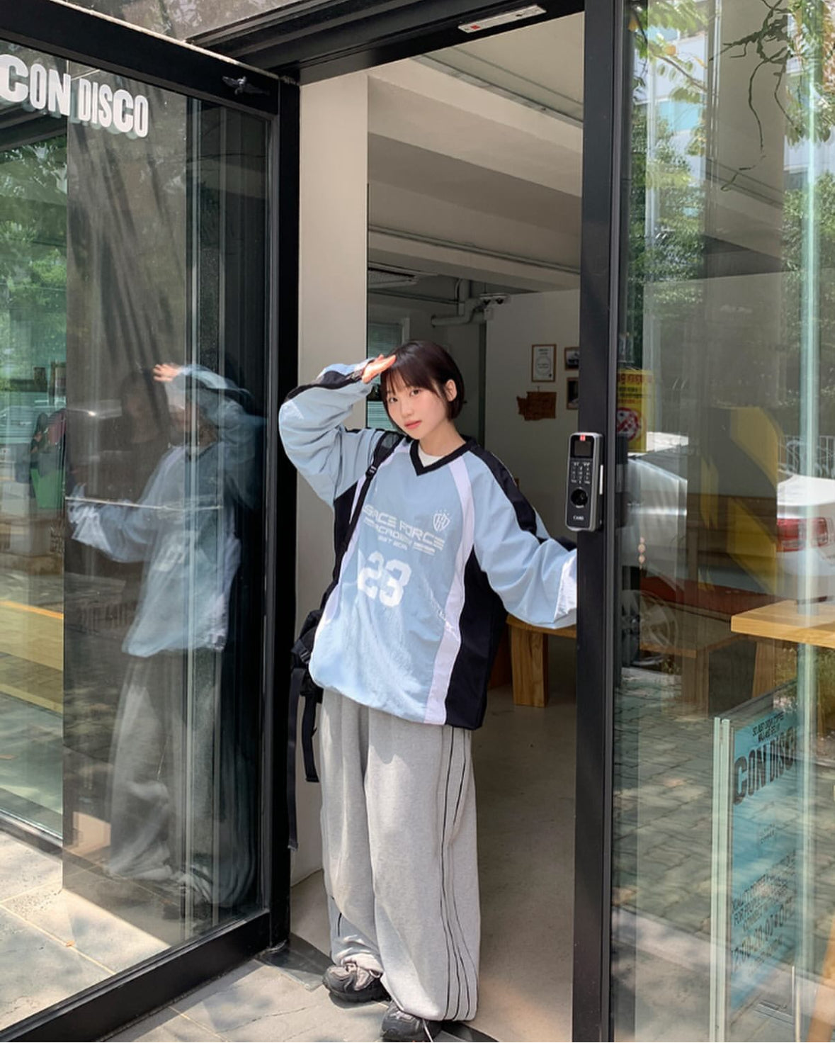 【情侶衫ok！｜4色入】Space Force Nylon Sweater