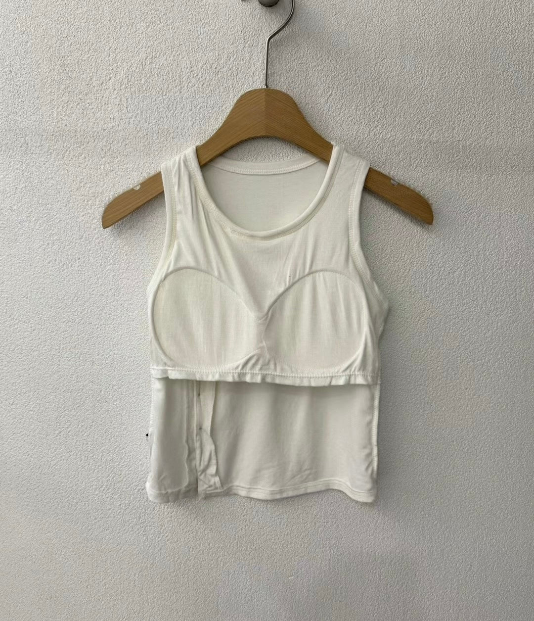 【✔️PAD｜鈕扣設計】Solid Button Padded Tank Top