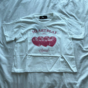 #T099 - Heartbeat Crop Tee