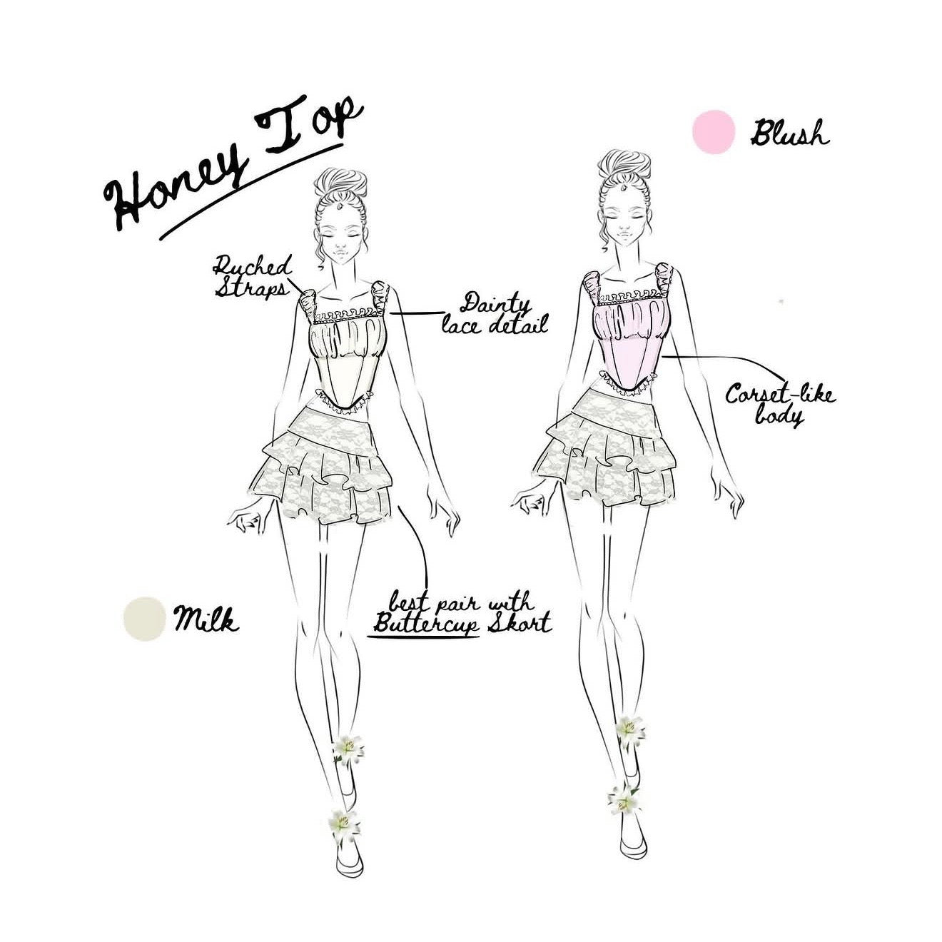 Honey Top - 7 colours
