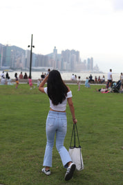 【小個子喇叭褲】Petit Light Blue Flare Jeans