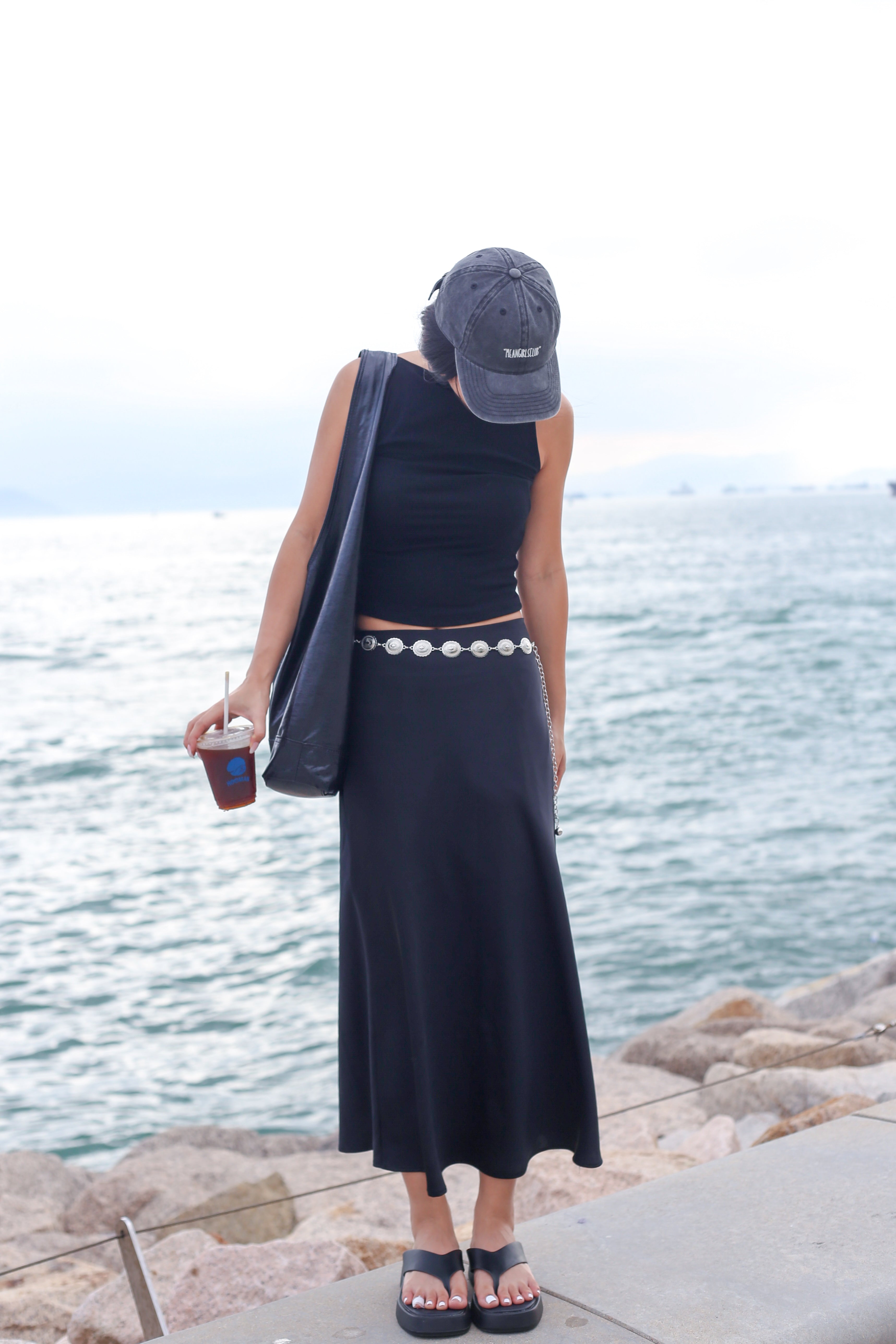 【歐美法式女孩必備Satin魚尾裙】Satin Silky Mermaid Maxi Skirt