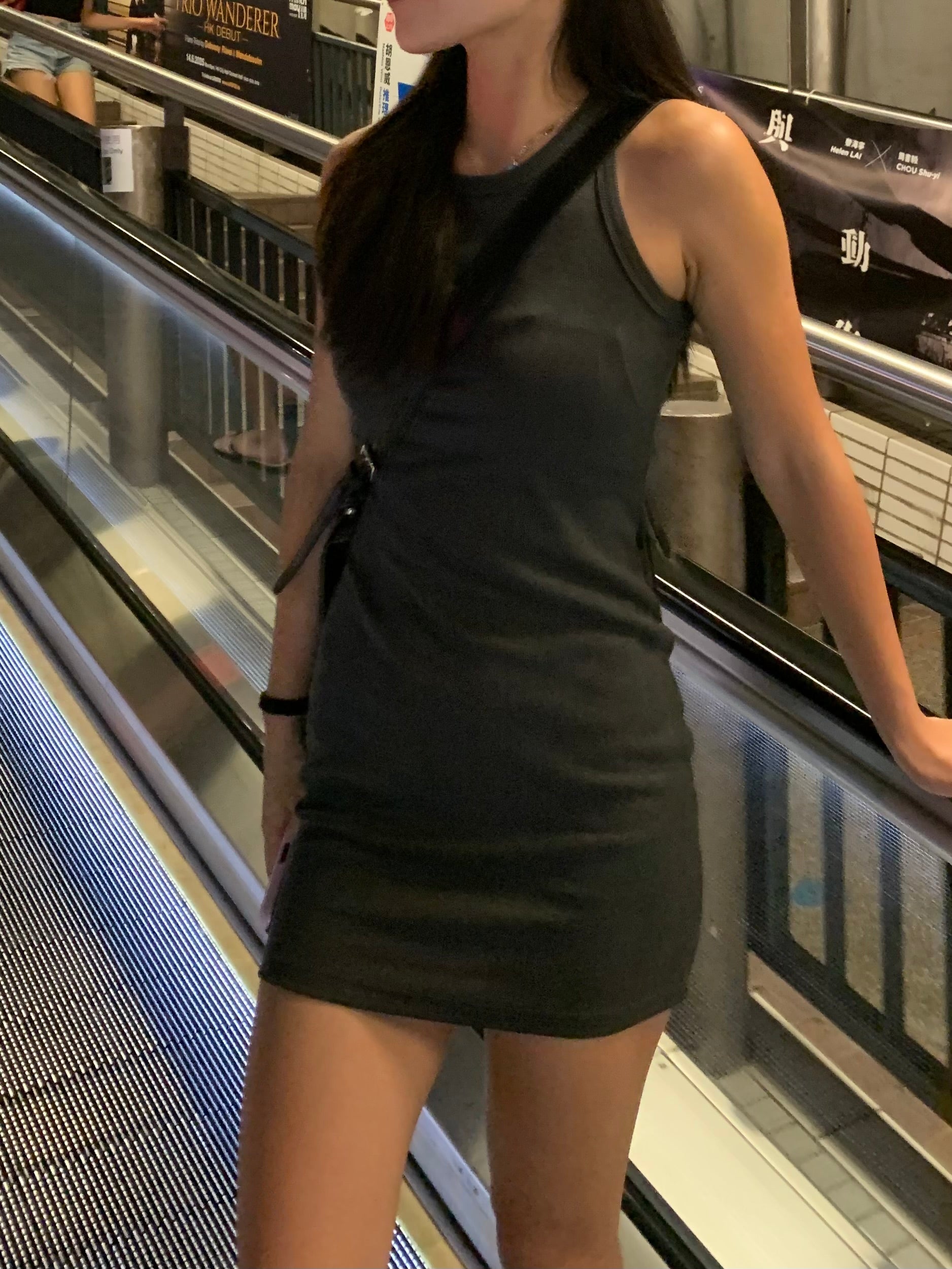 【歐美風連身短裙】Basic Solid Tank Mini Dress