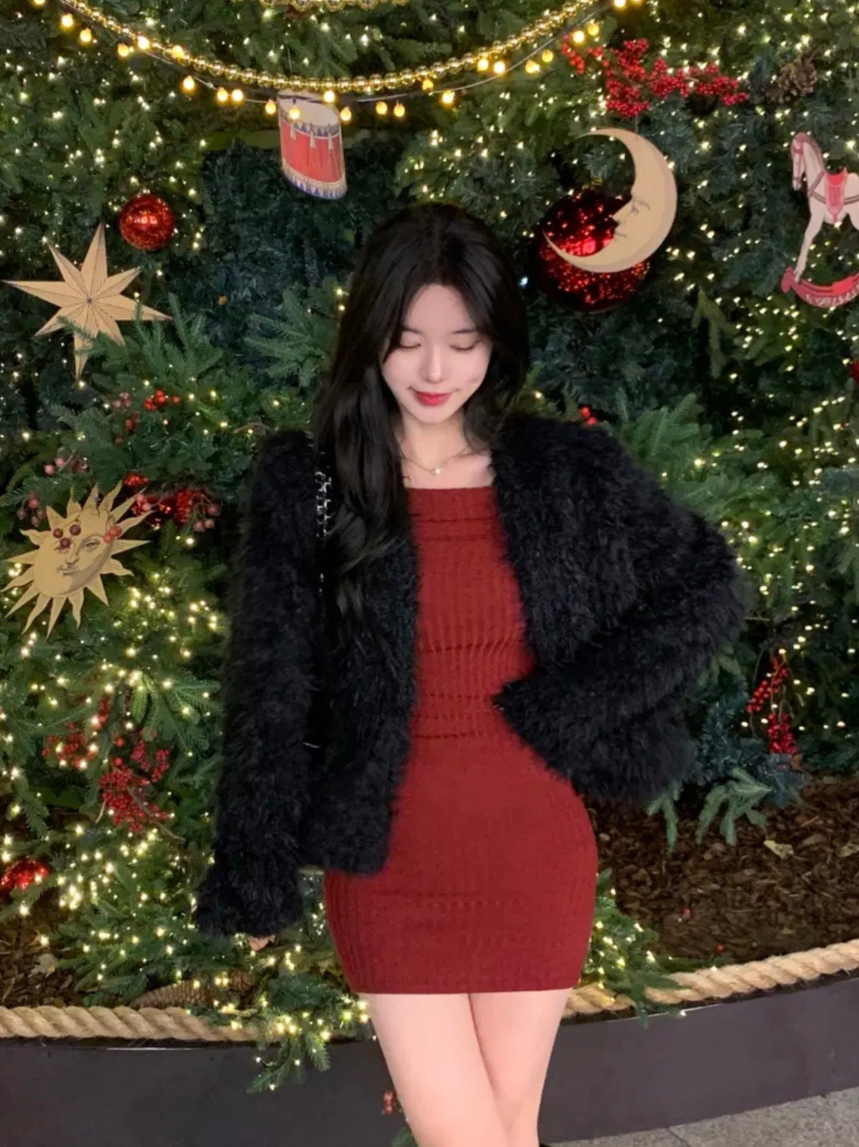 【節日感Party Dress🎊】2 Way Off Shoulder Dress