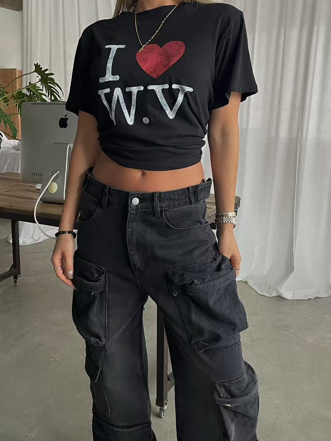 【春夏必備！】I Love Wave T Shirt