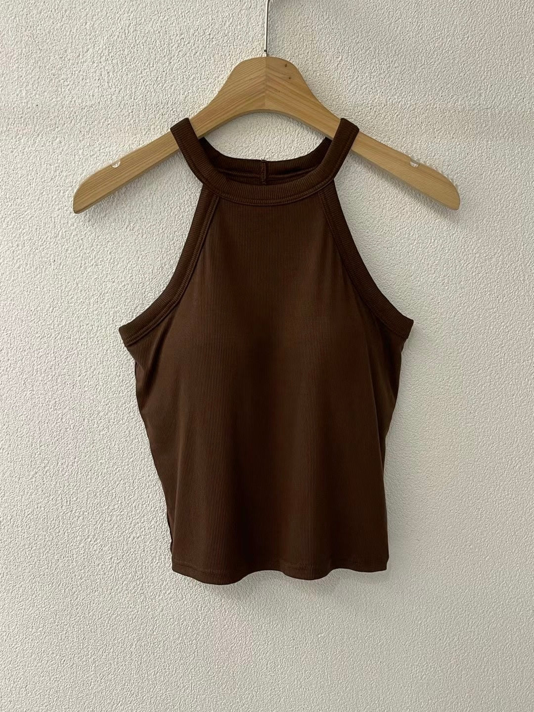【✔️PAD｜特別露背設計】Tania Solid Backless Padded  top