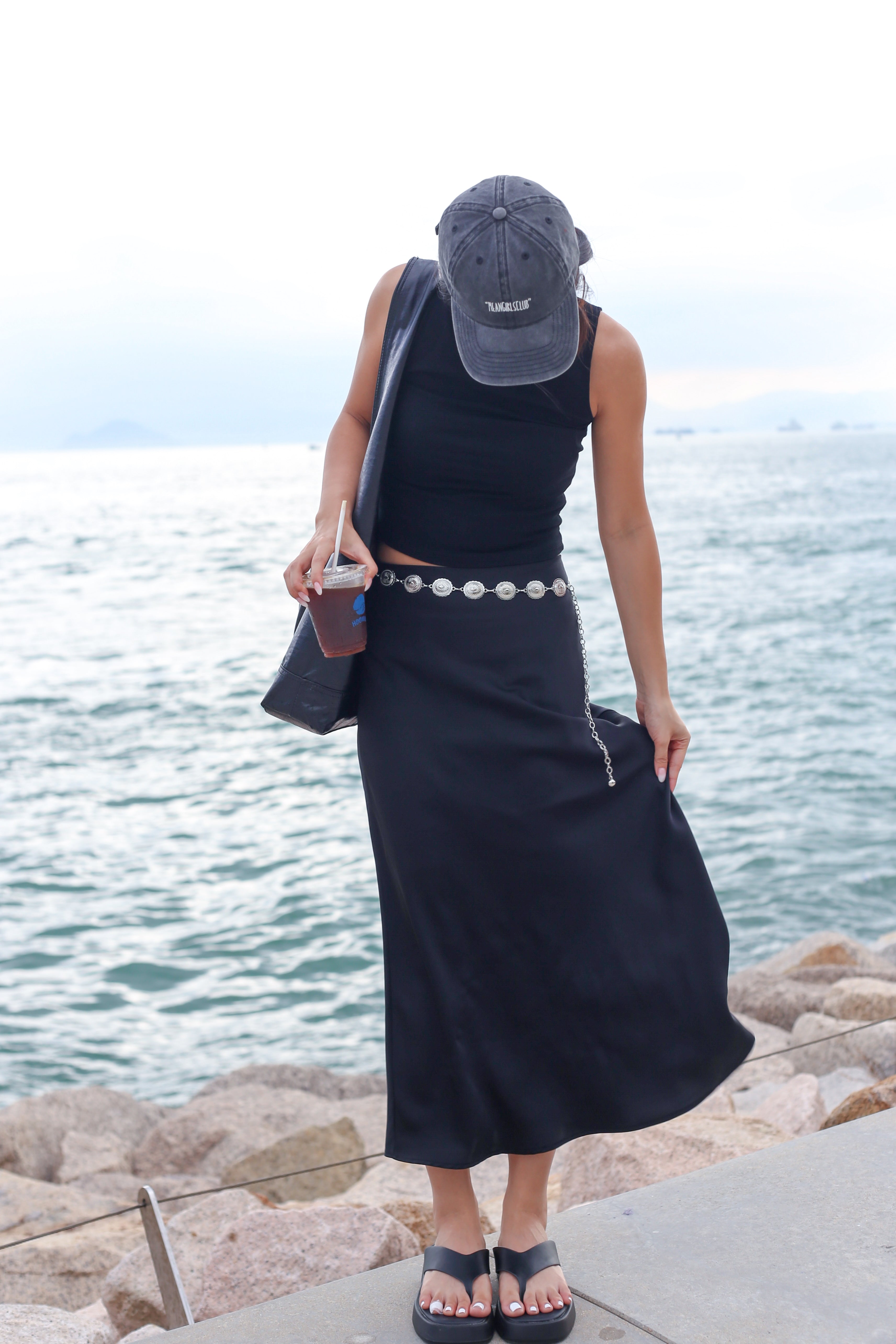 【歐美法式女孩必備Satin魚尾裙】Satin Silky Mermaid Maxi Skirt