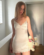 Satin Silk Lace Nightgown