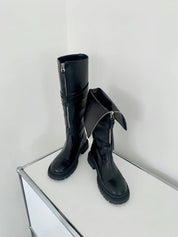 *INSTOCK* Zip Up Buckle Belt Boots