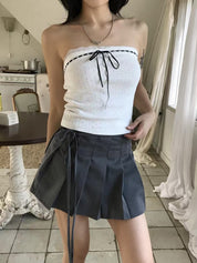 【暗花Lace Tube Top】Opal Lace Tube Top