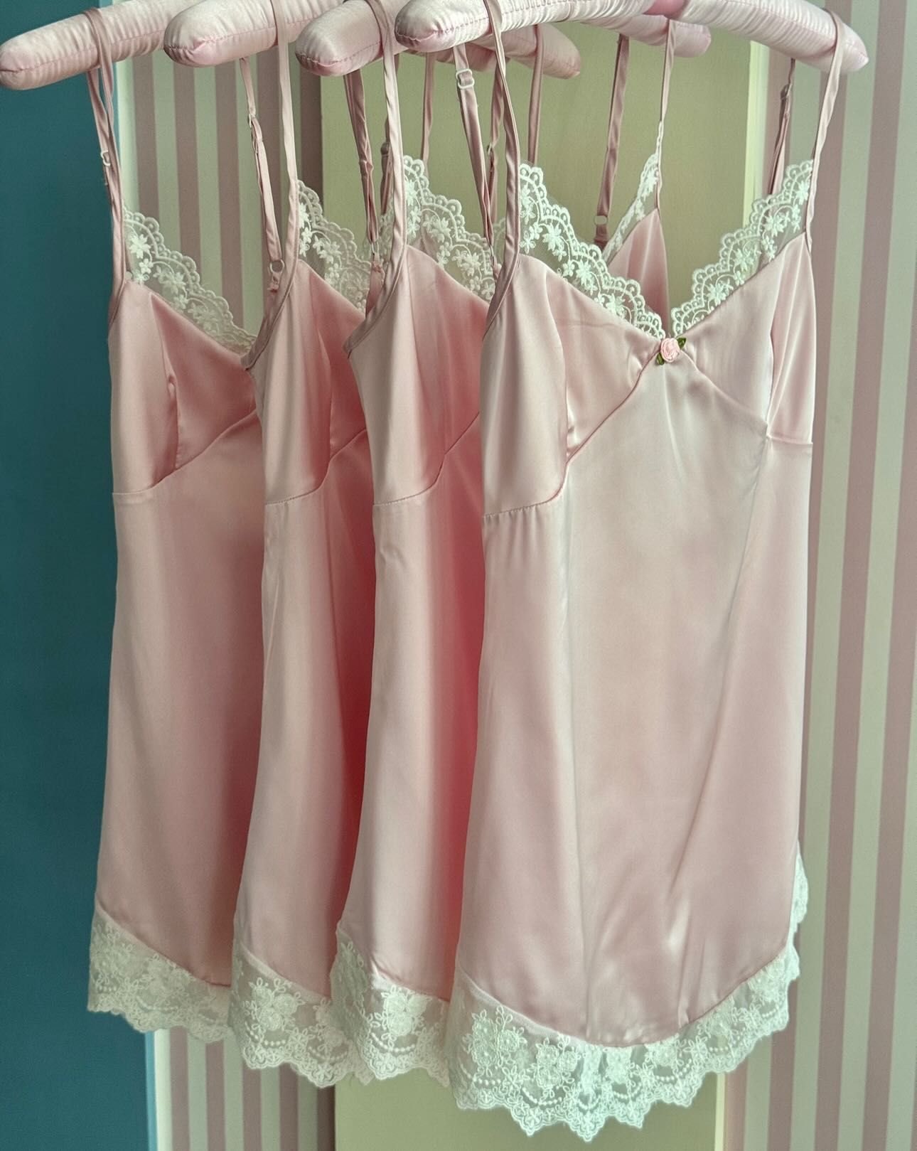 Satin Silk Lace Nightgown