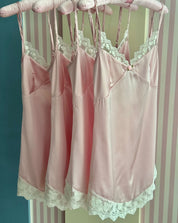 Satin Silk Lace Nightgown