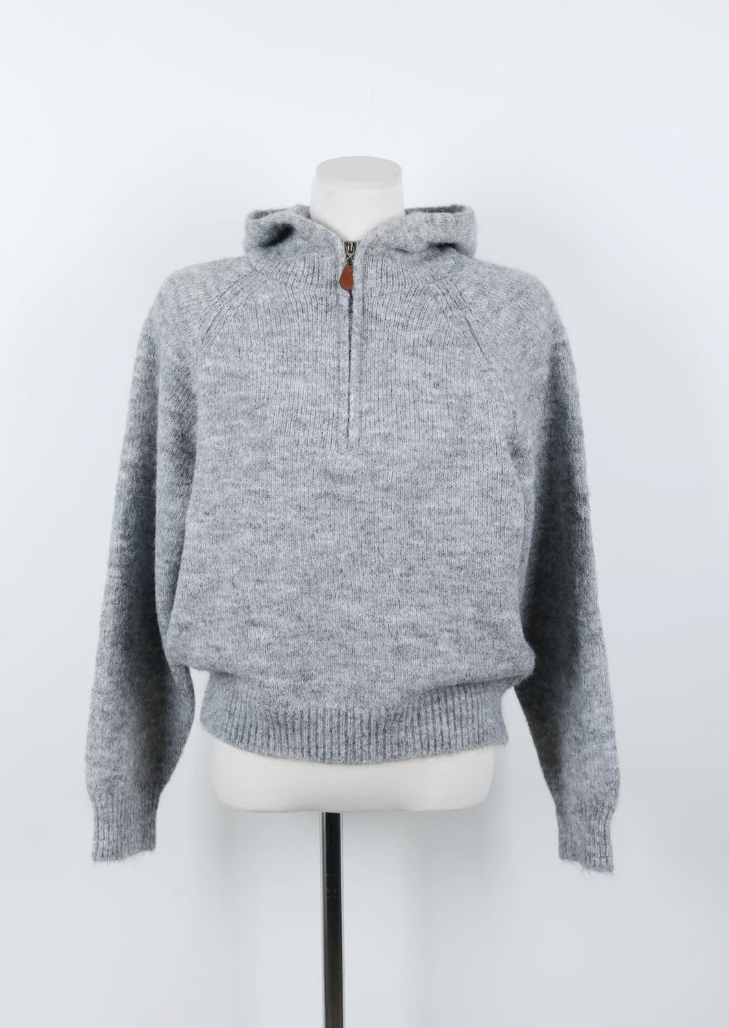 【🇰🇷韓國連線｜限時優惠價！】純色針織Half Zip Hoodies