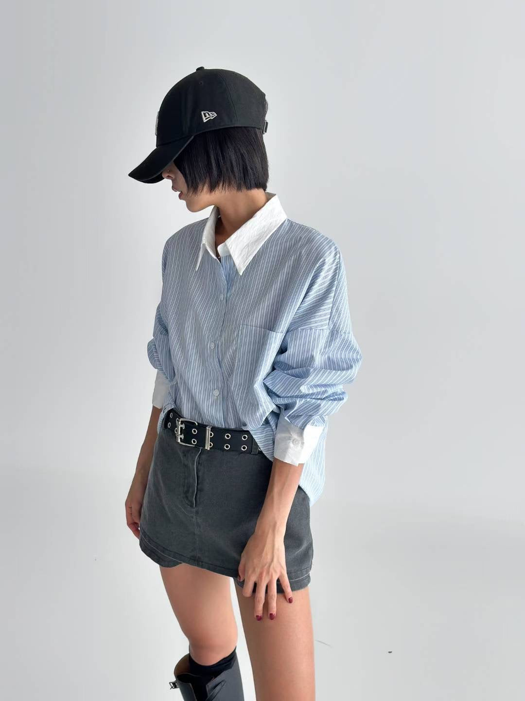 【初秋必備直紋恤衫💙】Basic Striped Shirt